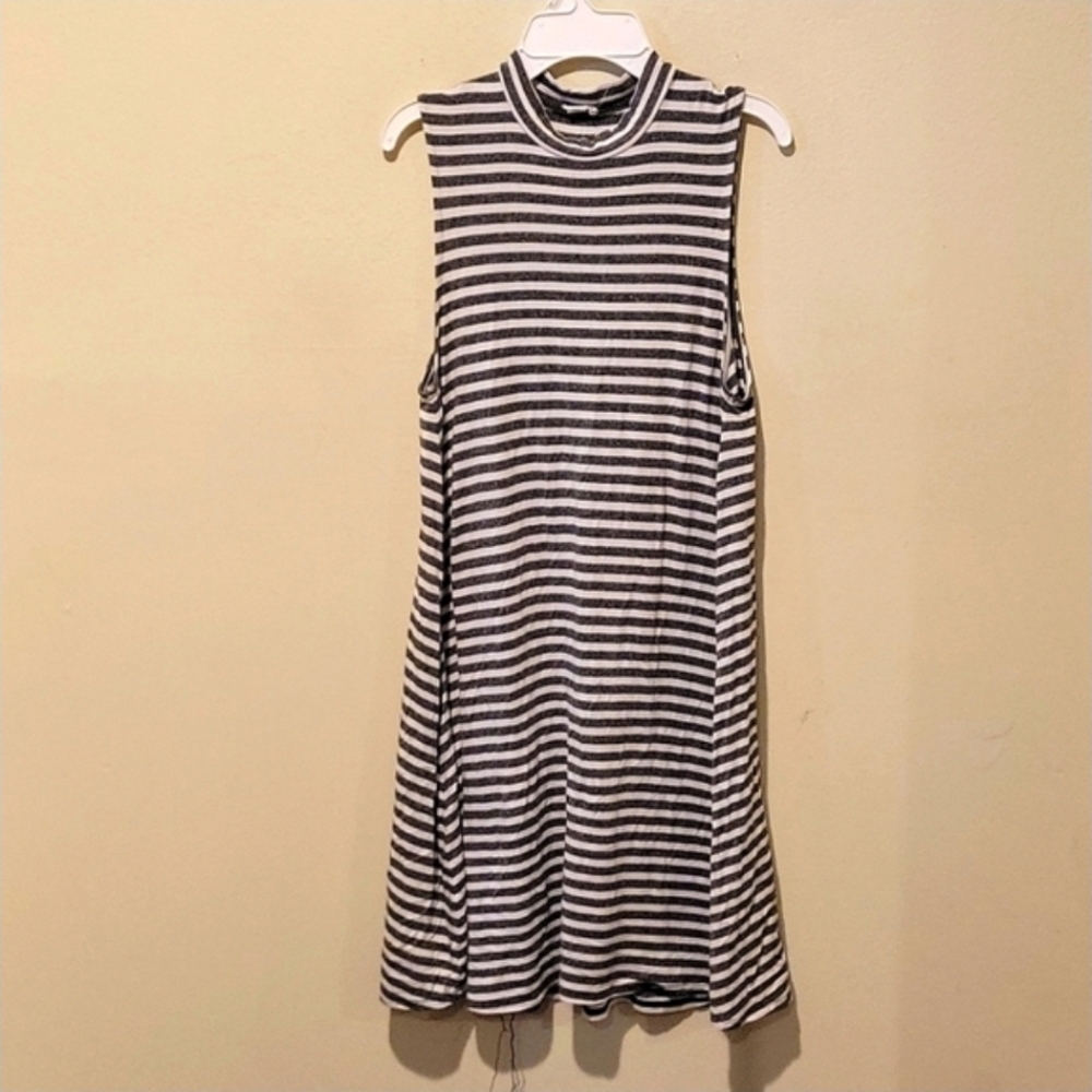 ❤️ GARAGE SLEEVELESS STRIPED JERSEY DRESS, SMALL